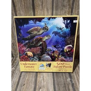 Underwater Fantasy 500 pc SunsOut Jigsaw Puzzle Art by Tom Wood